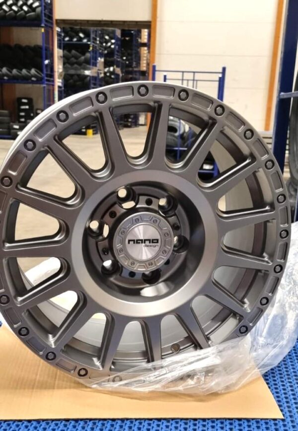 Nano 5877 Matt Grey 8x17 6/139,7 ET13 CB110,0 60°