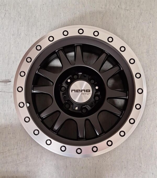 Nano 5944 Full Matt Black 8x16 6/139,7 ET-20 CB110,0 60°