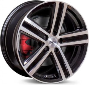 STW Cargo Black Polished 6,5x16 5/118 ET62 CB71,1 60°