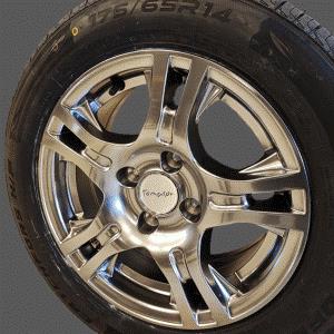 175/65R14 82H Peräkärrynrengas sis aluvanne TR7 6x14 4/100 ET30 CB57,1 60° ERÄ