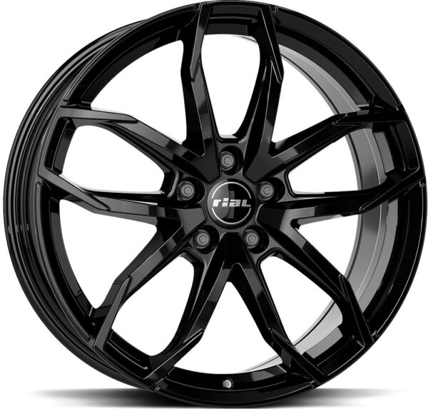 RIAL Lucca Diam Black 8x18 5/114,3 ET50 CB67.1 60°
