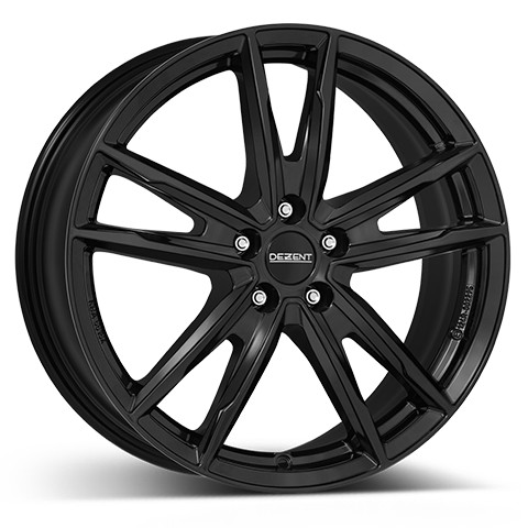 DEZENT KF black 7x17 5/114.3 ET45 CB60,1 60°